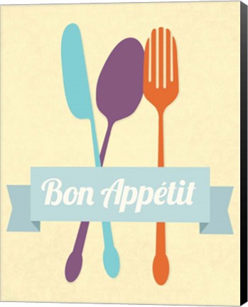 Framed Bon Appetit Print