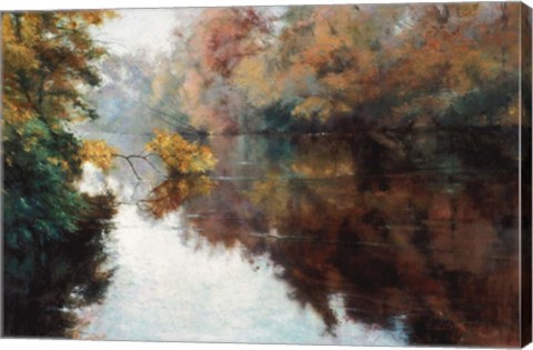 Framed Branch on the Charles Print