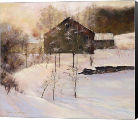 Framed Winter Peace Print