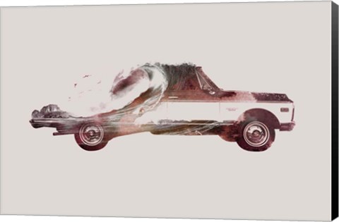 Framed Drive Me Back Home No. 3 Print