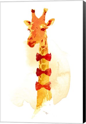 Framed Elegant Giraffe Print