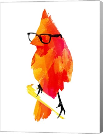 Framed Punk Bird Print