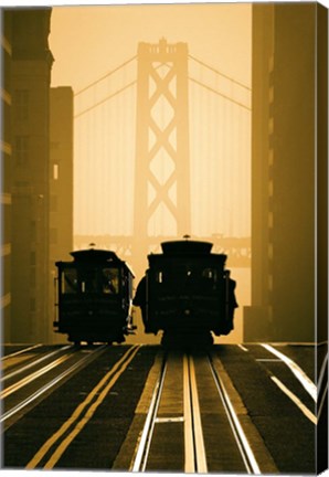 Framed Cable Cars, San Francisco Print