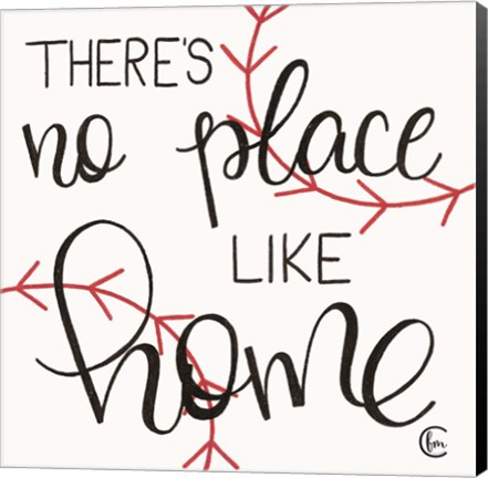 Framed No Place Like Home Plate Print