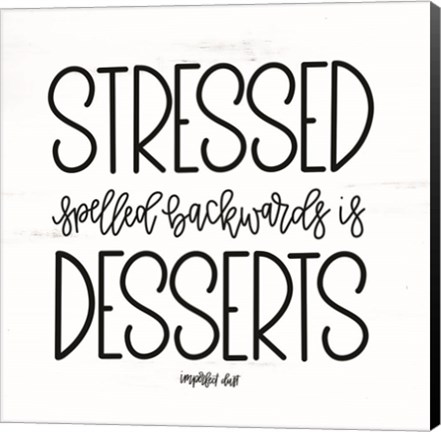 Framed Desserts Print