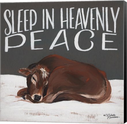 Framed Sleep in Heavenly Peace Print