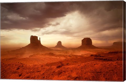 Framed Monsoon Sandstorm Print