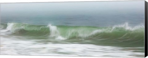 Framed Surfside Beach in Fog Print