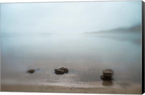 Framed Three Rocks Print
