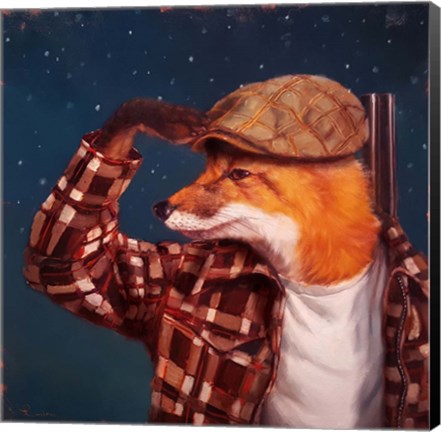 Framed Fox Hunt Print