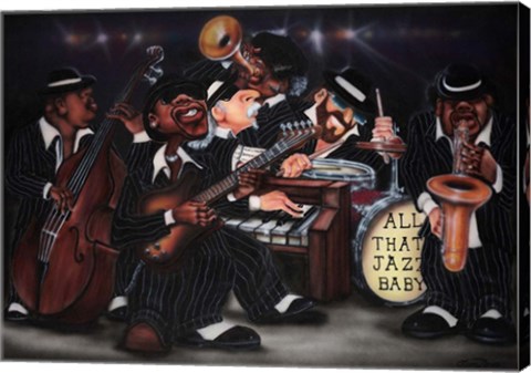 Framed All That Jazz, Baby! Print