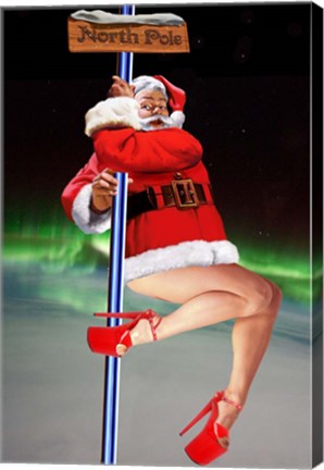 Framed North Pole Dancer Print