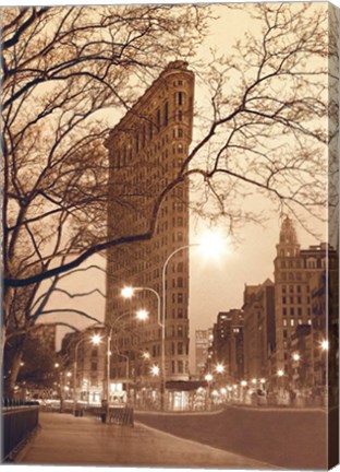 Framed Flatiron, NYC Print