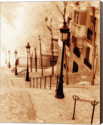 Framed Montmartre, Paris Print