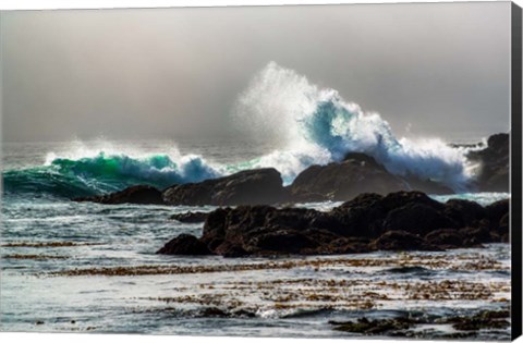 Framed Wave, Long Beach Print