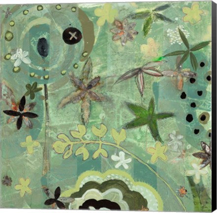 Framed Floral Fantasies 1 Print