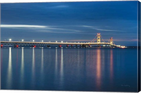 Framed Mackinac Bridge Print