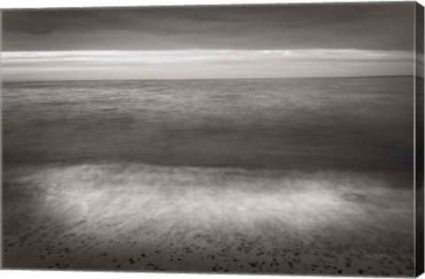 Framed Lake Superior Beach II BW Print