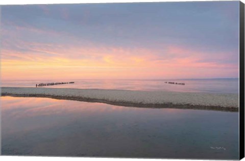 Framed Lake Superior Beach IV Print