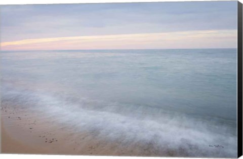 Framed Lake Superior Beach I Print