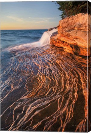 Framed Pictured Rocks Michigan I Print