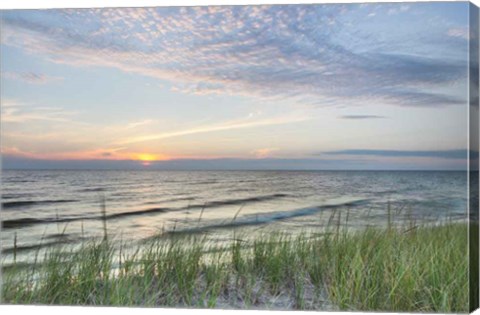 Framed Lake Michigan Sunset III Print