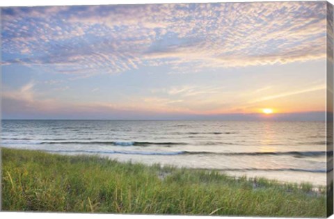 Framed Lake Michigan Sunset II Print