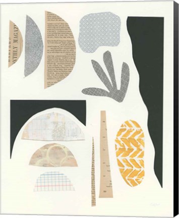 Framed Mixed Shapes III Print
