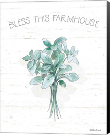 Framed Farmhouse Cotton VI Print