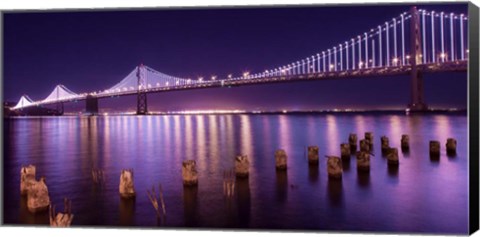 Framed Bay Lights Print