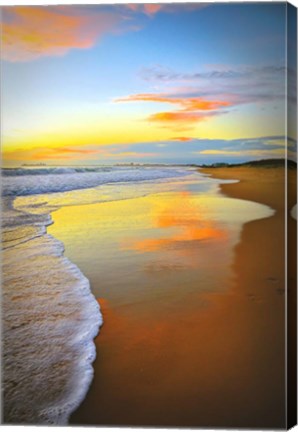 Framed Beach Sunrise Print