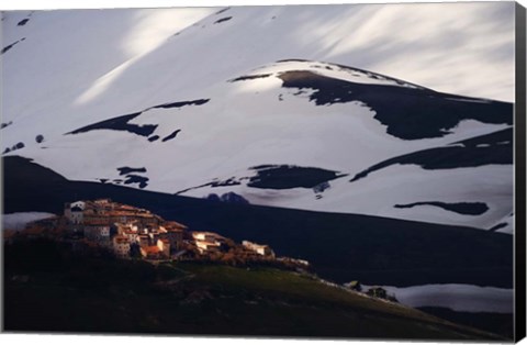 Framed Late Night on Casteluccio, Umbria Print