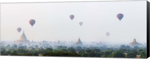 Framed Sunrise at Bagan Print