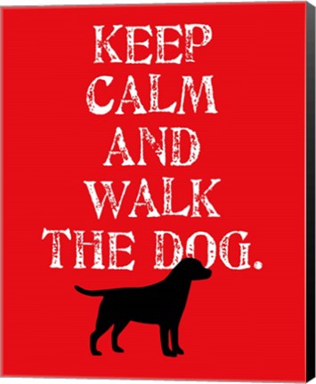 Framed Keep Calm (Labrador) Print