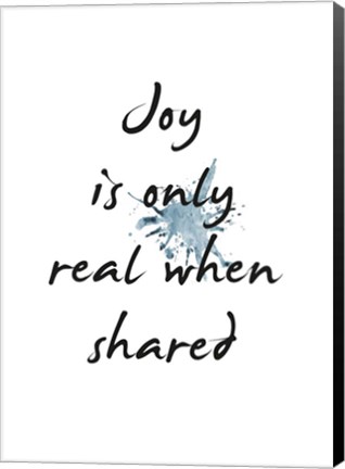 Framed Joy Print
