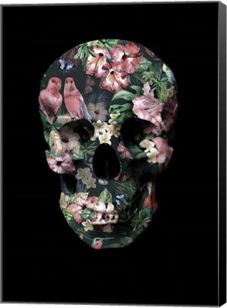 Framed Tropic Skull Print