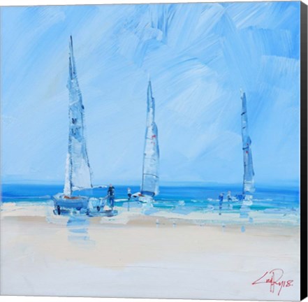 Framed Aspendale Sails 2 Print