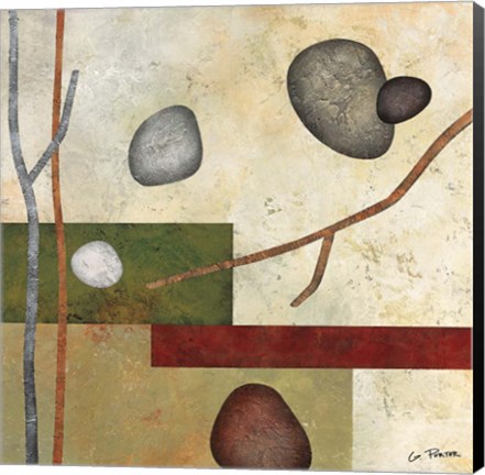 Framed Sticks and Stones VII Print