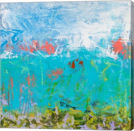 Framed Cerulean Escapes II Print