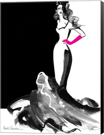 Framed Ball Gown Print
