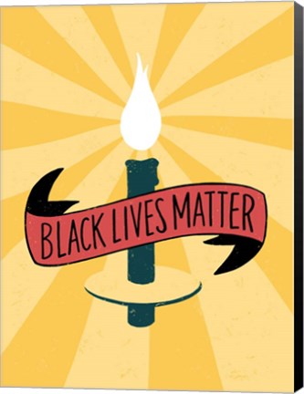 Framed Black Lives Matter - Candle Print