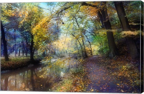 Framed Autumn Walk Print