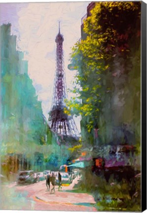 Framed Paris Street Print