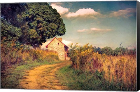 Framed Webb Farm House Print