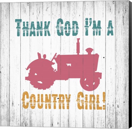 Framed Country Girl Print