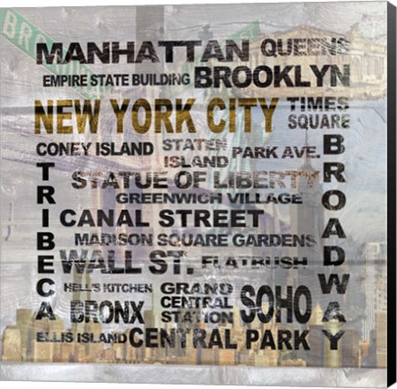 Framed New York City Print