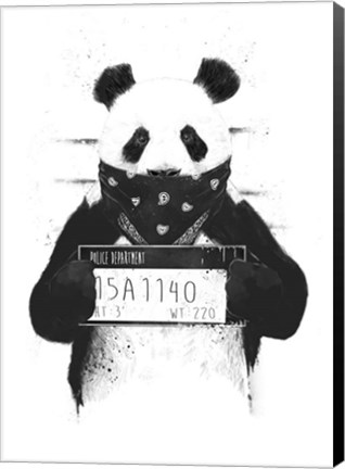 Framed Bad Panda Print