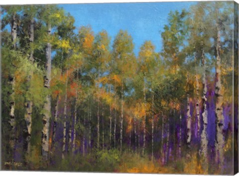 Framed Aspen Autumn Print