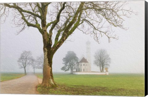 Framed Pilgrimage Church of St. Coloman Print