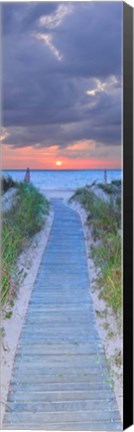 Framed Sunrise Boardwalk Print